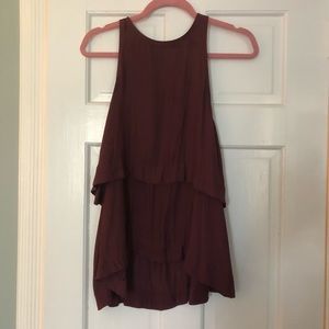 Free People Maroon blouse